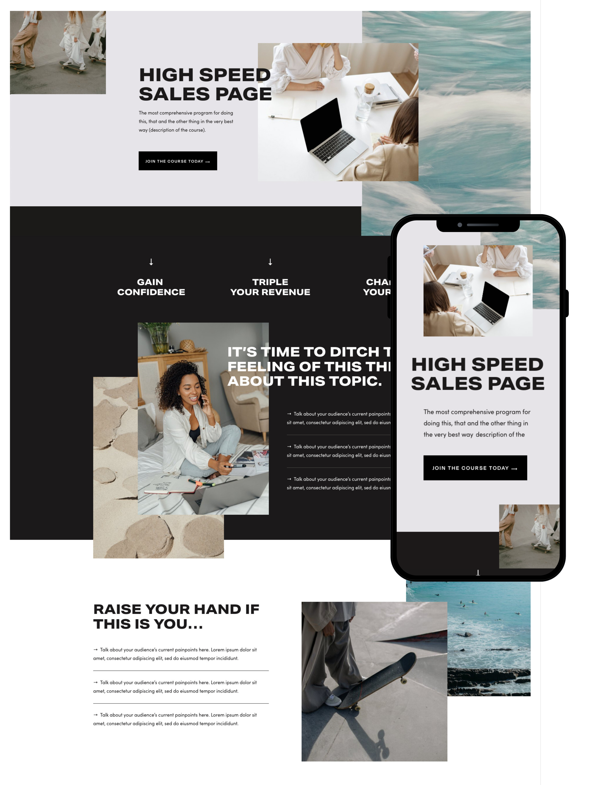 Sales Page Design | Elite Launch Design - Create in Boardman ,OR for Higher Conversions