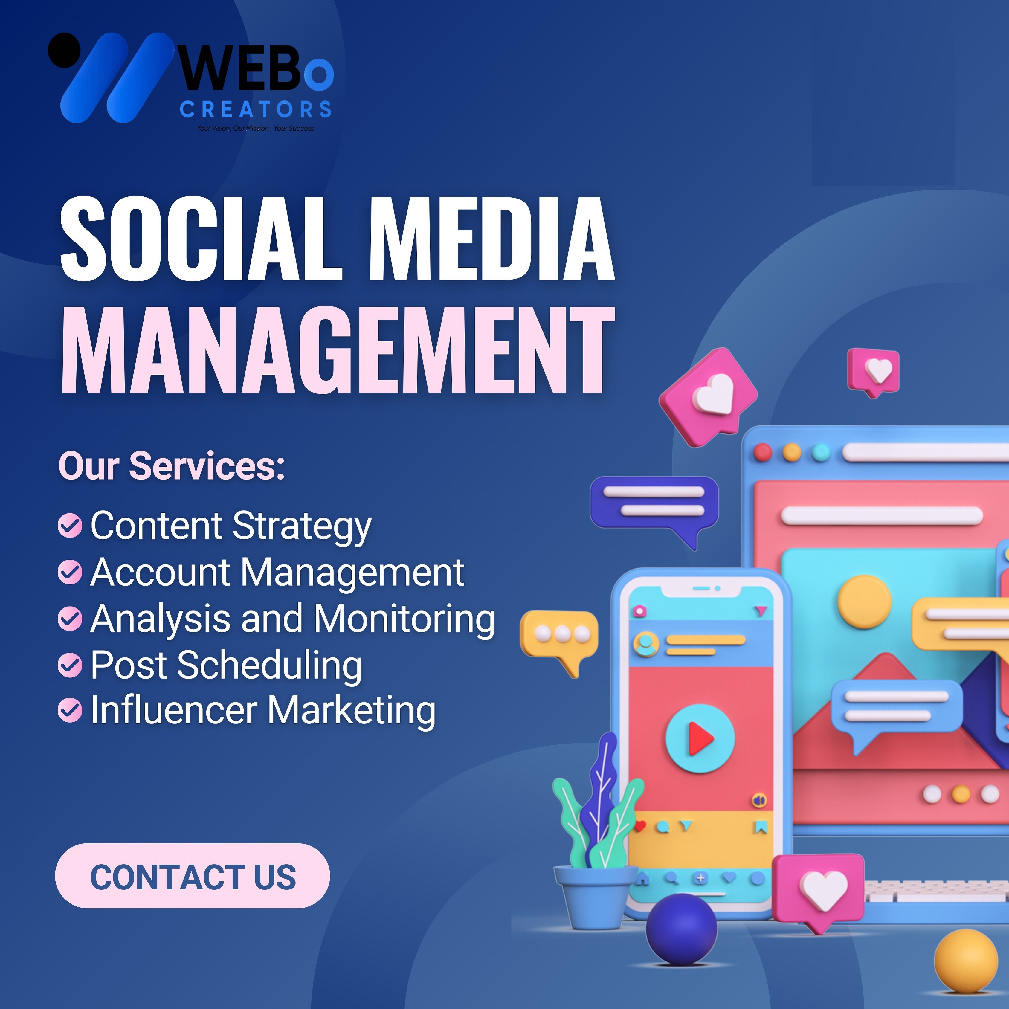 Social Media Account Management Services in Boardman ,OR | Facebook Instagram Marketing