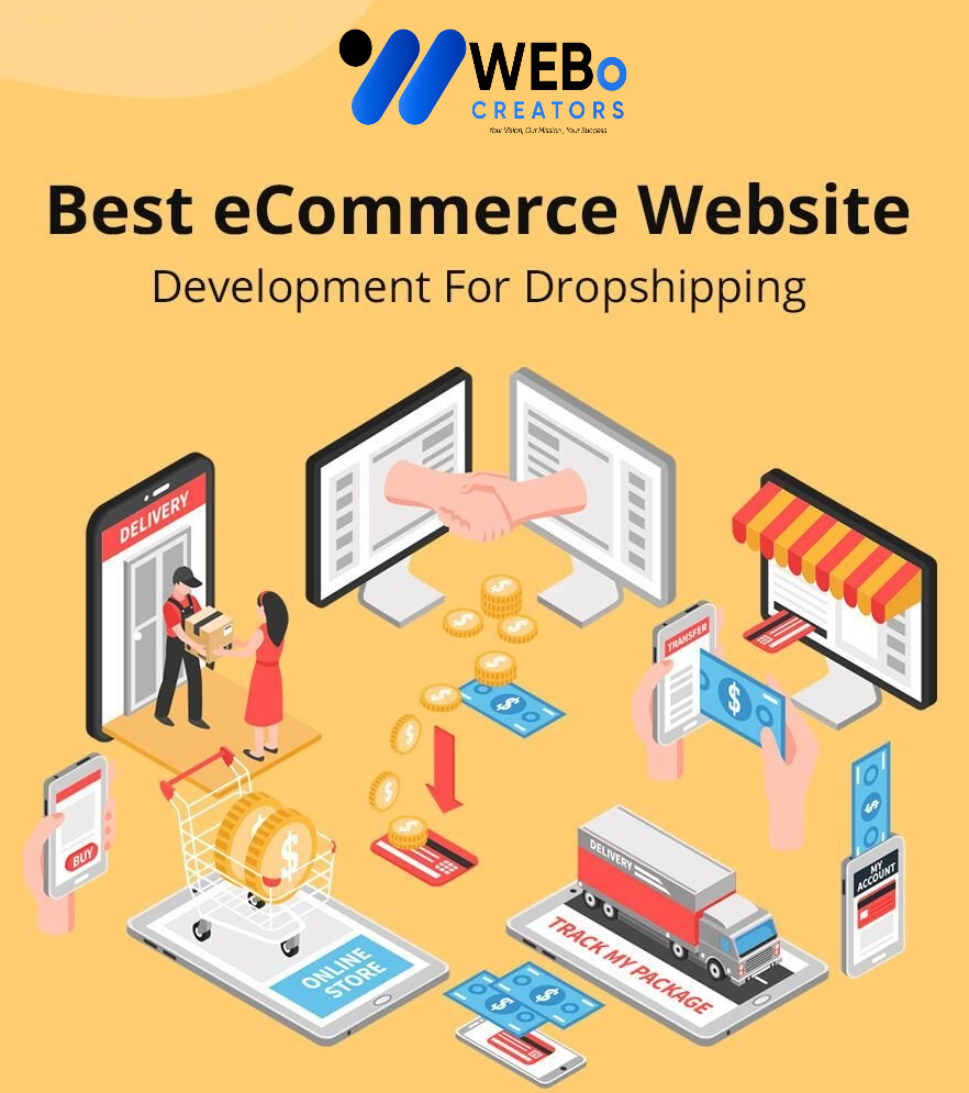 Modern Shopify dropshipping store design for online selling in Boardman ,OR 2026